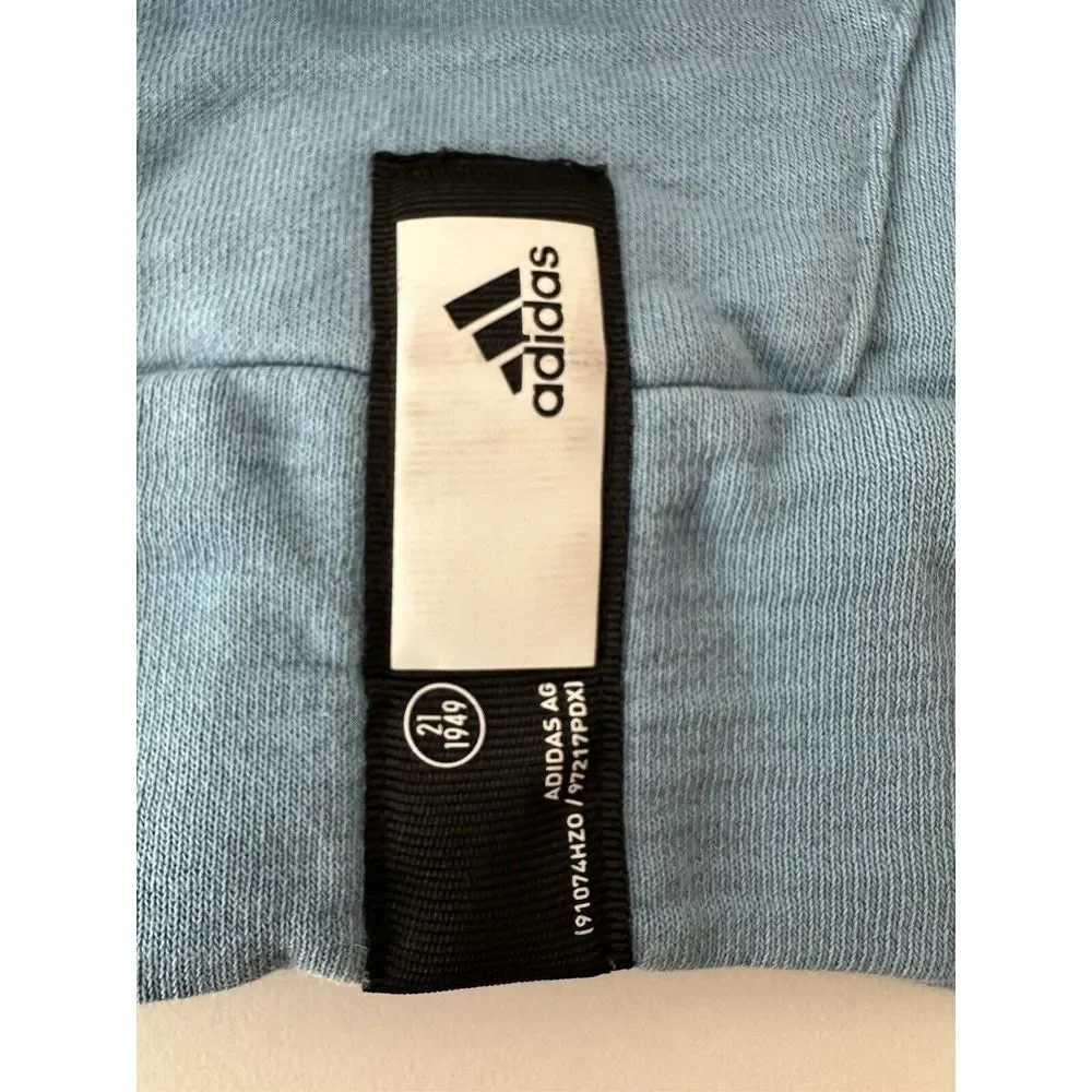 Adidas Hoodie Sweatshirt Men's XL ‎ Blue Outdoor Stretch Athletic Gym Pullover